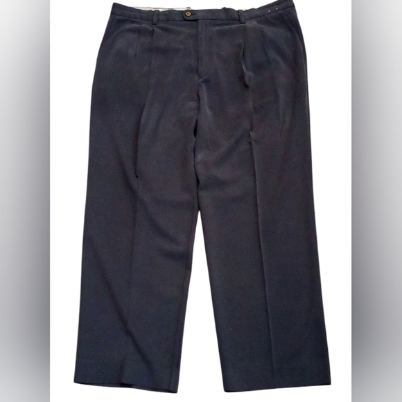 Tommy Bahama Men's Silk/Cotton Pleated Front Dress Pants Khaki Tan 40x30 Resort - Picture 3 of 10